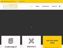 Tablet Screenshot of beamcut.com